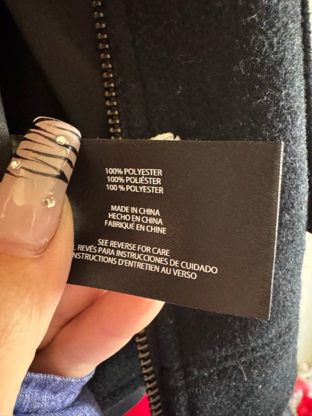 #389-NWT-Banana Republic Black Warm/Cozy Cropped Jacket Size XS (OVERSIZED!!!) - Picture 5 of 6